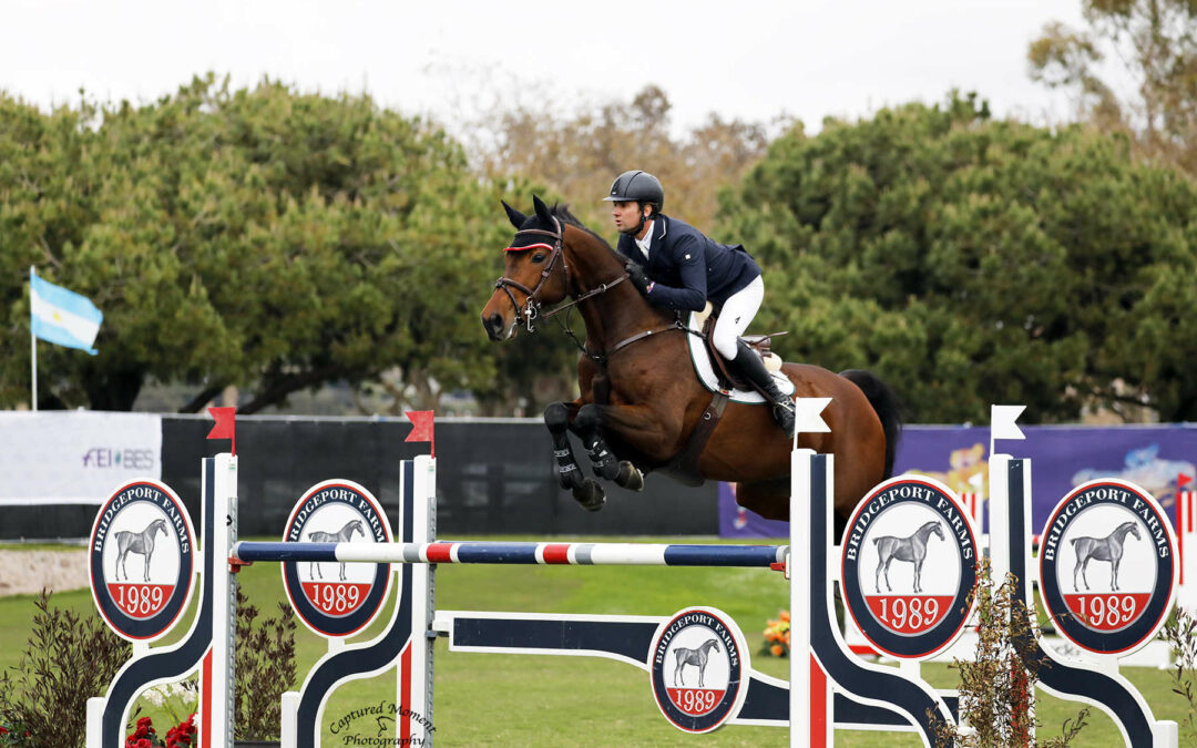 Cassio Rivetti and Queen Take 2nd Place in the FEI CSI2* Power & Speed at Showpark Ranch & Coast Classic