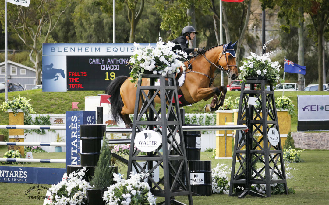 Carly Anthony And Chacco Claim 2nd Place In The FEI CSI2* $75K Gold Tour Grand Prix